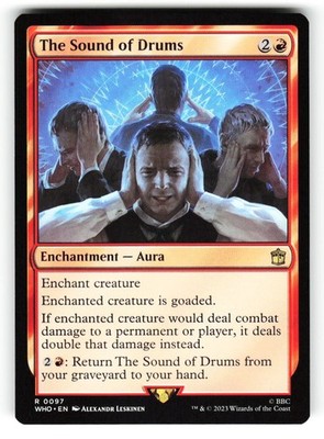 The Sound of Drums #97 (NM) (Non-Foil) (R) (WHO) Magic MTG