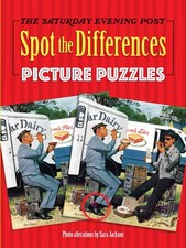 The Saturday Evening Post Spot the Differences Picture Puzzles Dover Kids...