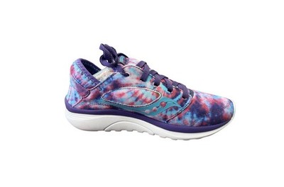 Saucony Women's Kineta Relay Sneakers Tie Dye Multi Memory Foam S15244-26 SZ 6.5