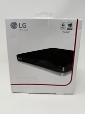 LG Ultra Slim Portable External USB DVD Writer Drive SP80NB80 Open box New
