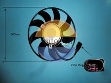 AUTO AIR 05-1384 Radiator Fan Electric Motor Driver Side For Cupra Seat Skoda VW