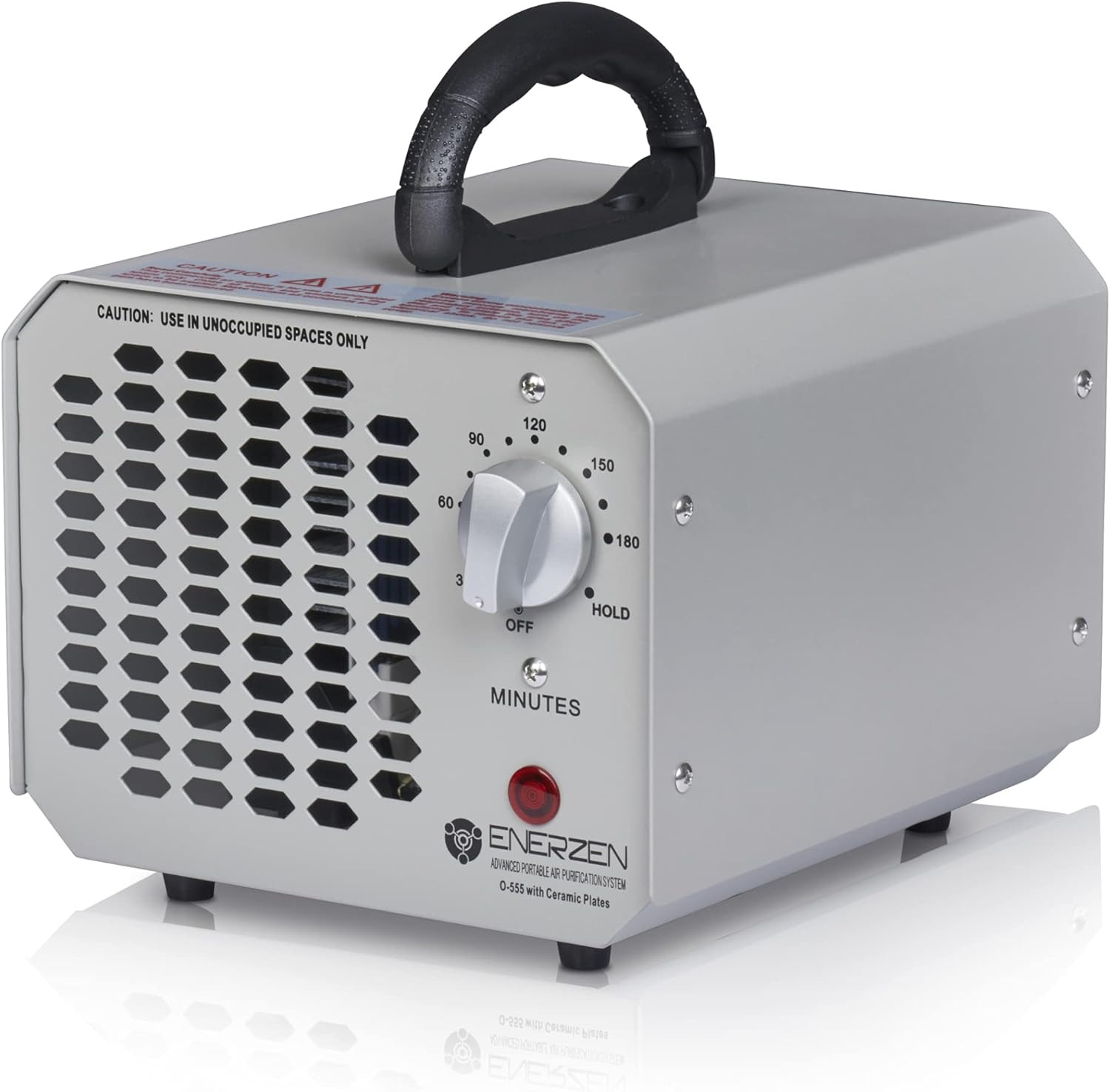 O-555-60,000Mg Industrial Ozone Generator O3 Air Purifier Deodorizer, Silver