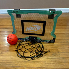 NERF Nerfoop Wall-Mounted Mini Basketball Hoo...