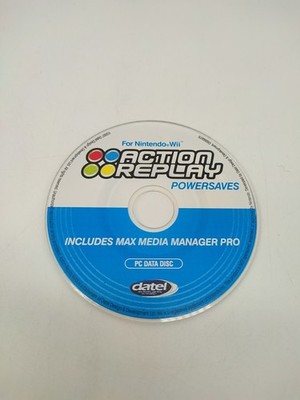 PC DATA DISC: ACTION REPLAY POWERSAVES, für Wii, nur CD (#23925)