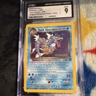CGC 9 Dark Gyarados 8/82 Team Rocket Prerelease Promo Holo 1999 English
