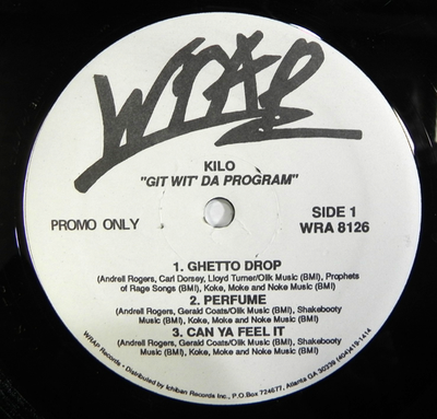 Kilo – Git Wit Da Program 1993 Wrap Records Promo WRA 8126 12 