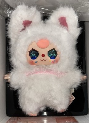Baby Three AI 800% White Cat With Liquid Glitter Eyes