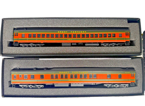 Paar 2 Bachmann Spectrum 89332 Great Northern Coaches Spur 963 HO Originalverpackt | Condition: Used