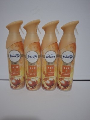 (4) Febreze Crisp Fall Breeze Mist Freshener Luxe AMBER/PATCHOULI 8.8 oz 