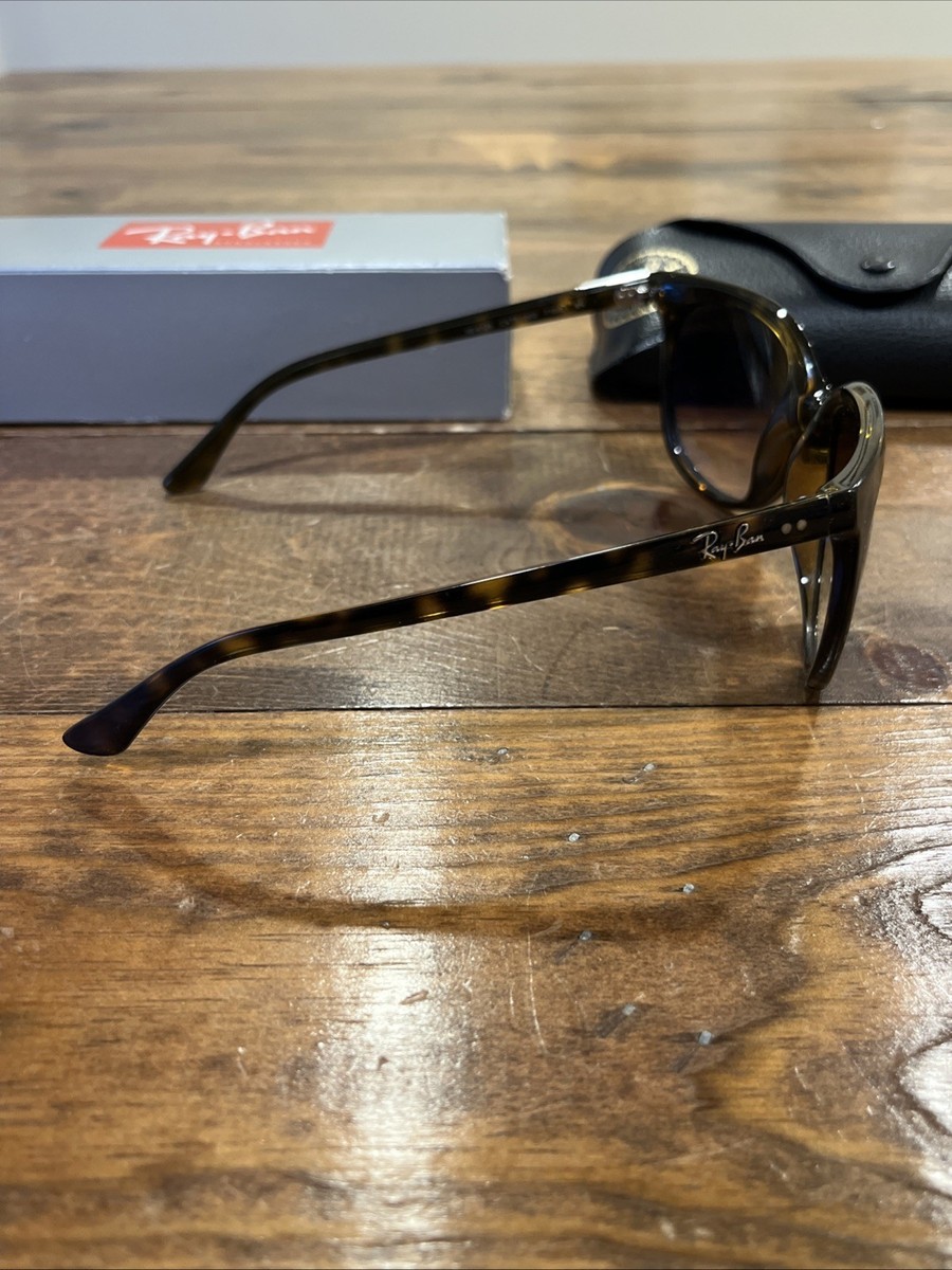Ray Ban Sunglasses RB 4126 Cats 1000 710/51 Brown Tortoise 