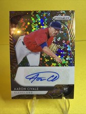 2020 Prizm Rookie Aaron Civale Bronze Donut Circle #6/25 Auto! Ready To Grade!