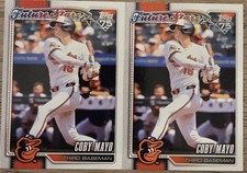 Coby Mayo Rookie Card Lot (2) Orioles/ Future Stars 