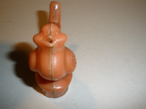 Vintage Plastic Singing Bird Water Warbler Whistle Novelty Orange 3"x2.5" - Picture 4 of 4
