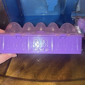 Hatchimals CollEGGtibles Purple Playset Carry Case Lot with Figures