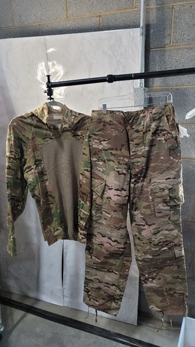 OCP Multicam Camouflage Combat Shirt & Cargo Pants Uniform Set