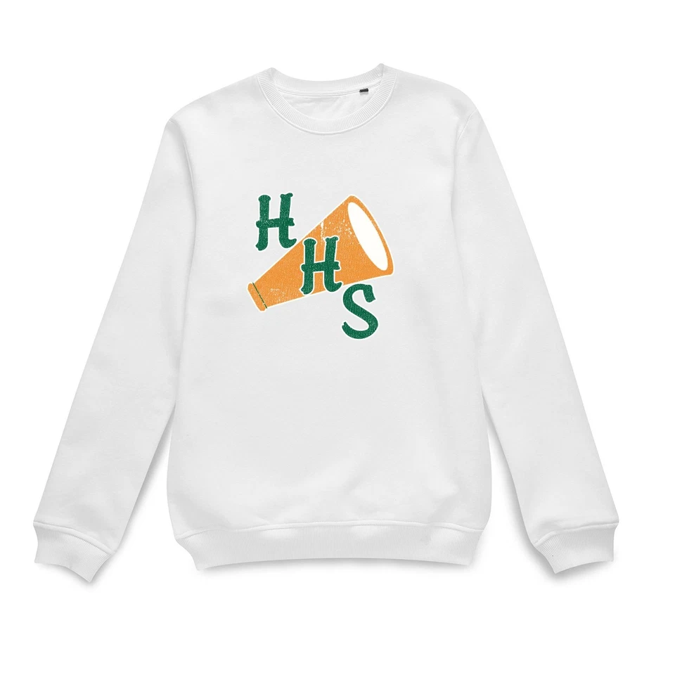 Official Stranger Things HHS Cheerleading Sweatshirt - White