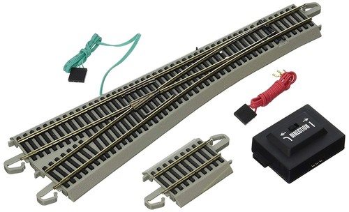 Bachmann 44565 Snap-Fit E-Z Track #5 Turnout-Left (1/Tarjeta)  (Importación USA) | Zustand: Nuevo