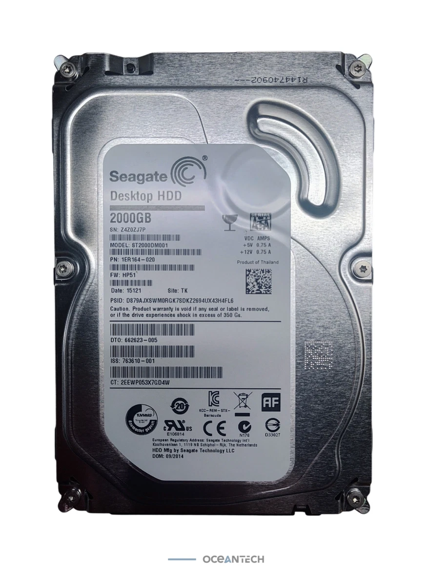 Seagate Barracuda St2000dm001 2tb for sale | eBay