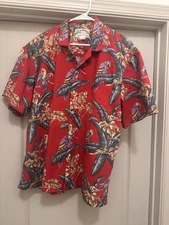 Paradise Found Vintage 1980’s Made In Hawaii “ Magnum PI” Orig Wood Buttons! XL 