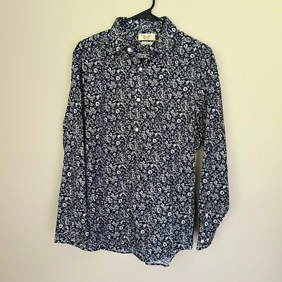 Original Penguin Heritage Slim Fit Floral Button Down Shirt SZ 15 Neck  Cotton