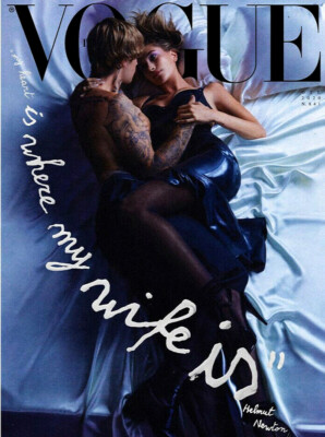 Vogue Magazine Italia October 2020 Justin & Hailey Bieber HELMUT 