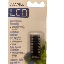  2 Marina Aquarius LCD 11222 Digital Aquarium Thermometer New Sealed for Fish