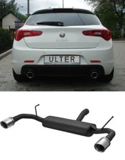 Ulter Duplex Sportauspuff für Alfa Romeo Giulietta 1.4TB 1.6JTDM 100mm