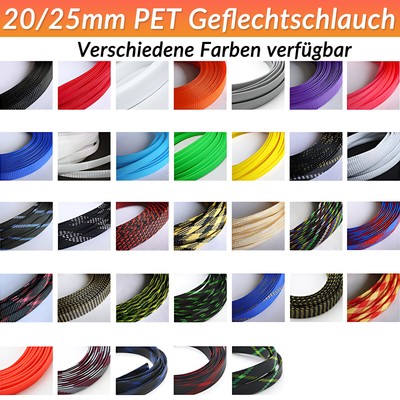20 mm 25 mm braided hose fabric hose cable hose PET sleeve cable protection