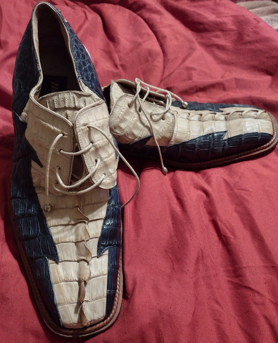shoes men, mauri alligator shoes, size 13