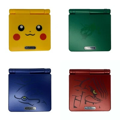 Gameboy Game Boy Advance SP Pokemon Groudon Kyogre Rayquaza Housing Shell IPS