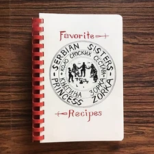 Chicago IL Ethnic Serbian Sisters Vtg 1958 Cookbook SEE INDEX Princess Zorka