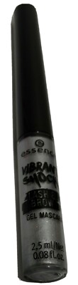Essence Vibrant Shock Lash & Brow Gel Mascara Sparkle On Silver