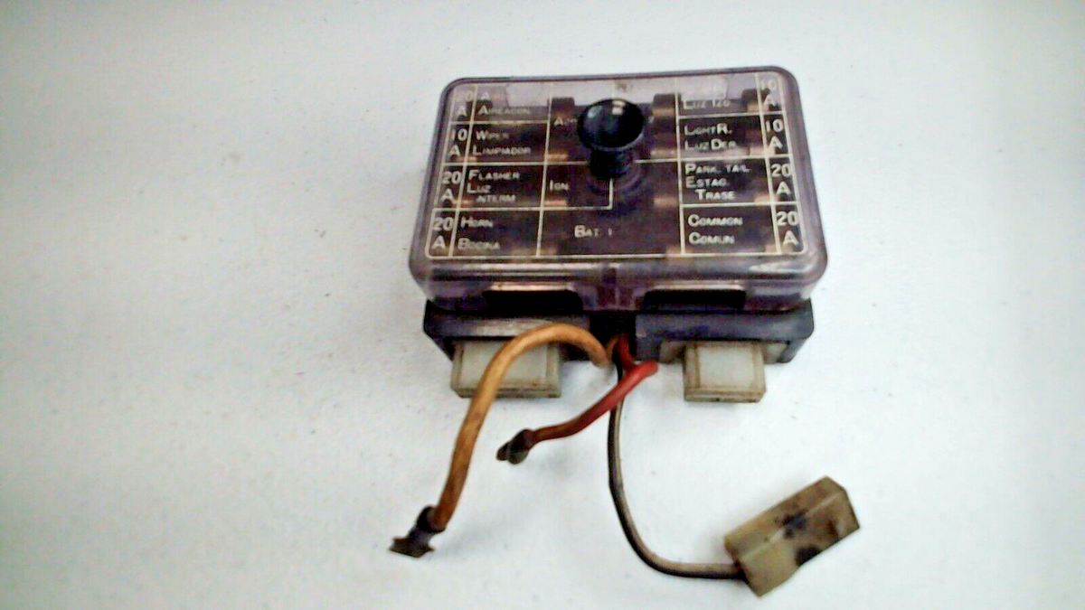 1970-1973 Datsun Nissan 240Z 1600 Bluebird 510 Fuse Box Power