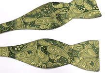 1479 ) BEAU TIES MEN'S BOW TIE 100% SILK MADE IN USA