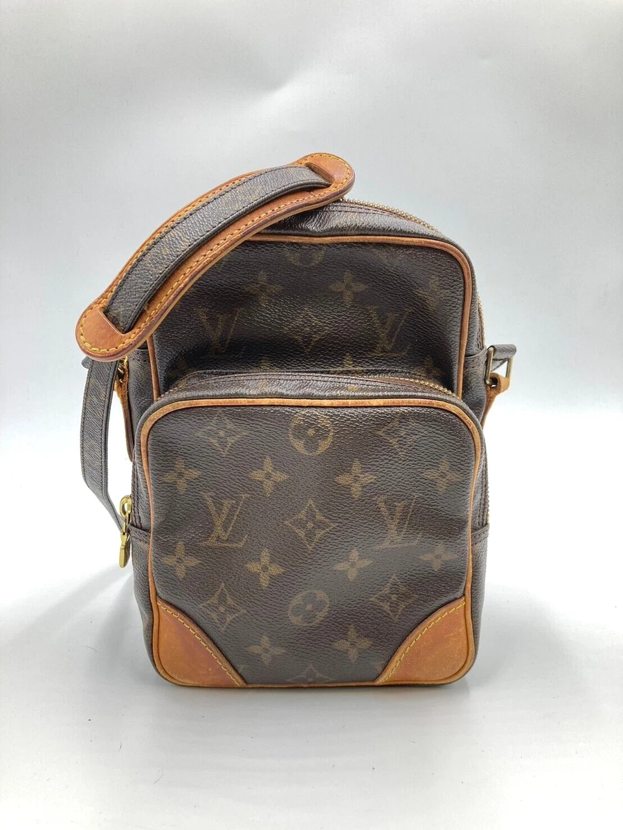 used LOUIS VUITTON Amazon shoulder bag M45236 monogram Brown sling 