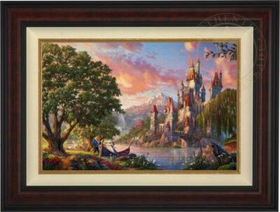 Thomas Kinkade Studios Beauty and the Beast II 18 x 27 LE Canvas A/P Framed