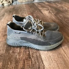 Men's Size 38 = 7.5 Ucayali Gray Steel Toed Lace Up Work Safety Sneakers Shoes