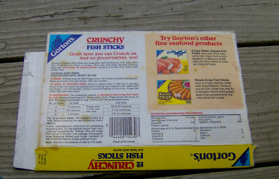Gorton's Minced Fish Fillets Fish Sticks Gorton's Minced Fish Fillets Fish Sticks