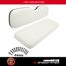 For Madjax Genesis 150/250/300 seats & GTW White Golf Cart Cushion Rear Seat Kit