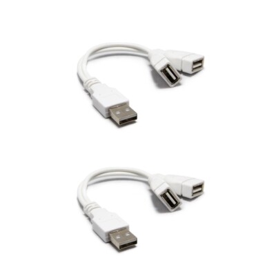 Pair of 2x Ape Labs USB 2-Way Splitter