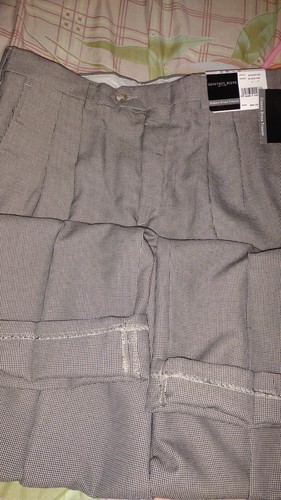 PANTALONE UOMO GEOFFREY BEE W 34 L32 COLORE NERO/ABBRONZATURA CLASSICO ABITO PANTALONE - Foto 7 di 9