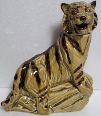 SUNTORY OLD WHISKY Bottle Tiger Retro Old Empty Bottle s2
