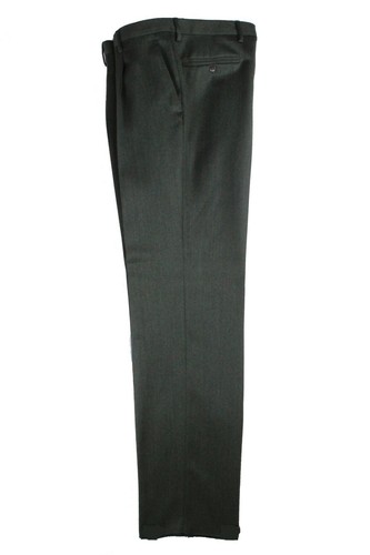 PANTALONE UOMO CLASSICO PURA LANA JASPÈ ANCHE TAGLIE FORTI FINO TG.71 CALIBRATA - Foto 19 di 46