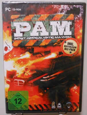 PAM Post Apocalyptic Mayhem PC Spiel Software CD-ROM Rennen Action Funracer T174