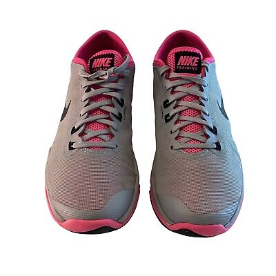 Nike Women's Flex Supreme TR 4 819026-010 Gray Pink Running Nike Women's Flex Supreme TR 4 819026-010 Gray Pink Running