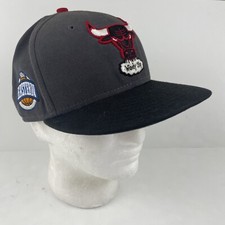 Chicago Bulls Windy City Fitted Hat 7 1/4 New Era 59Fifty Hardwood Classics Cap