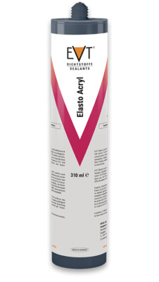 EVT Elasto Acryl Weiss 310ml Kartusche Premiun/Profi Qualität  ZGV: 25%
