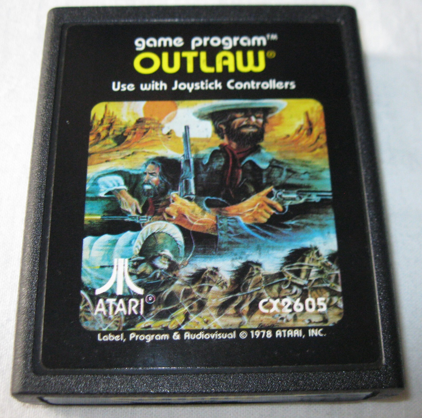 outlaw authentique version originale atari 2600