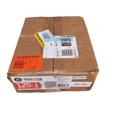 GE 125 Amp Indoor Main Lug Load Center Panel 4 Spaces 8 Circuits Panel TL412CP