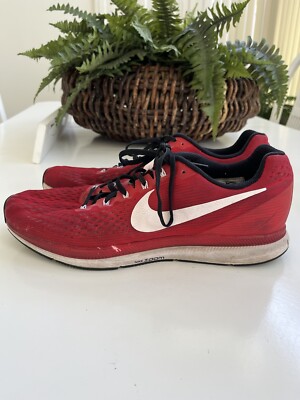 Nike Zoom Pegasus 34 Team Running Sneakers Shoes 887009-601 Men s Size 14 CLEAN